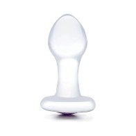 Plug Anal de Vidrio Bling Bling con Base de Joya