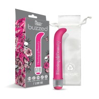 Vibrador G-Spot Buzzed Prints Charming de 7" - Belleza Ardiente - Rosa