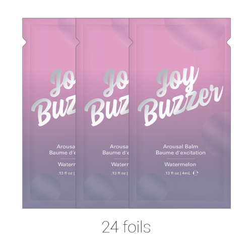 Bálsamo de Estimulación Clitoriana Jelique Joy Buzzer Sandía 24 pcs