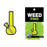 Pin de Esmalte Bong Weed