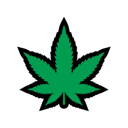 Green Marijuana Leaf Pin for Cannabis Lovers