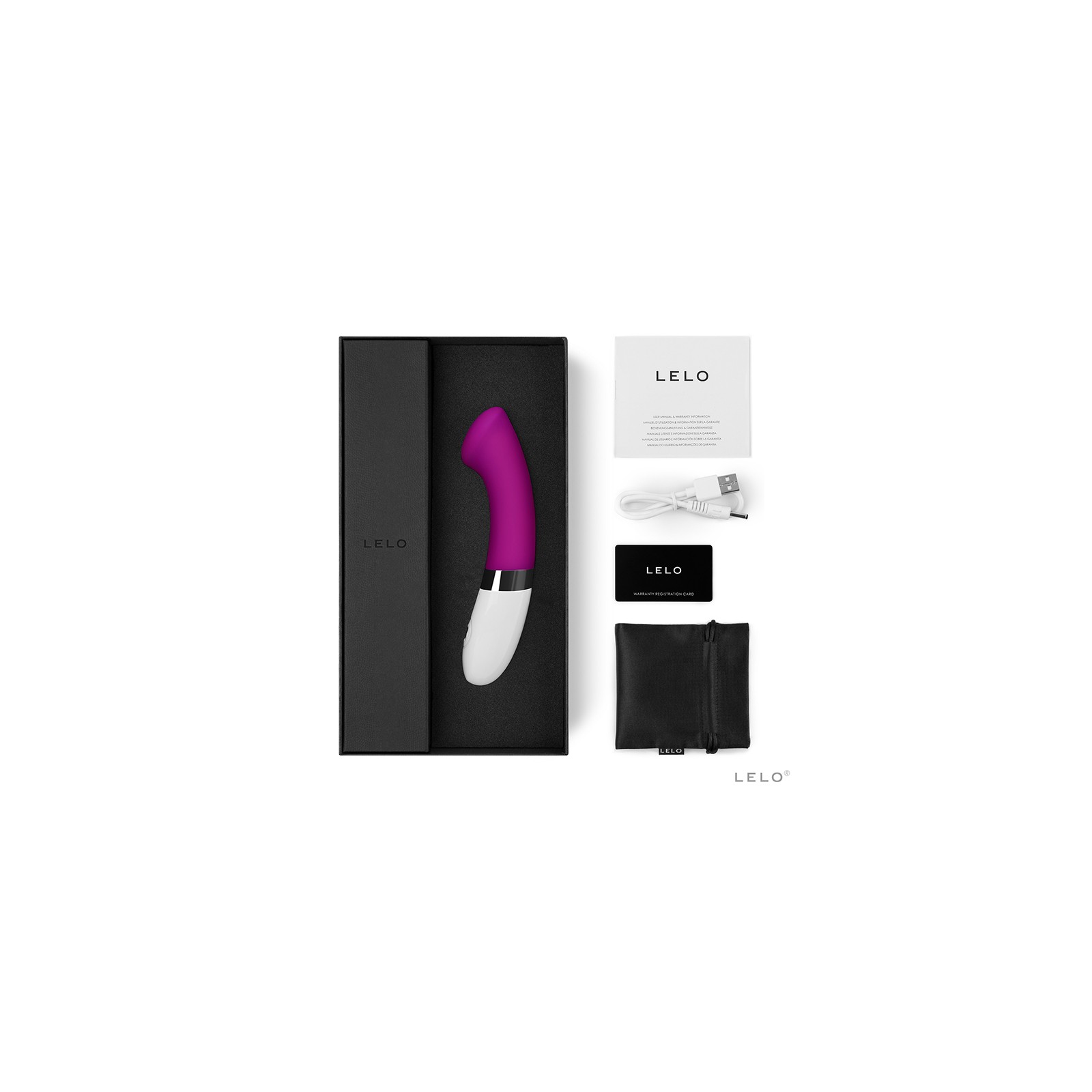 LELO GIGI 2 Rechargeable G-Spot Vibrator - Deep Rose