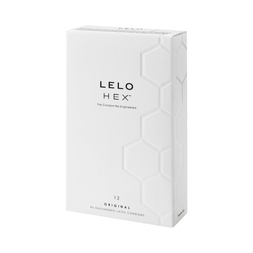 Condones de Látex Originales LELO HEX para Placer Seguro