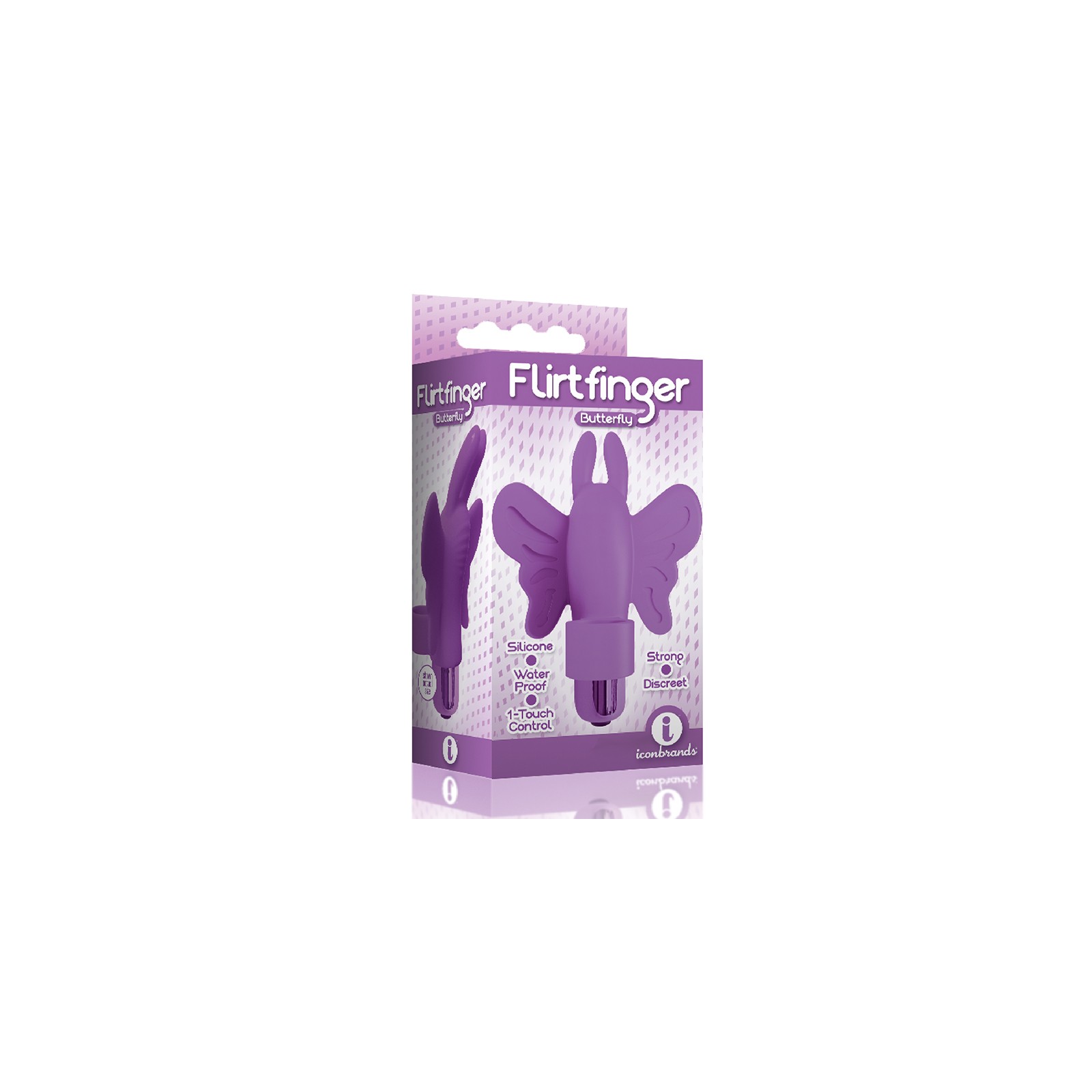 The 9's Flirt Finger Butterfly Vibrator - Delightful Stimulation