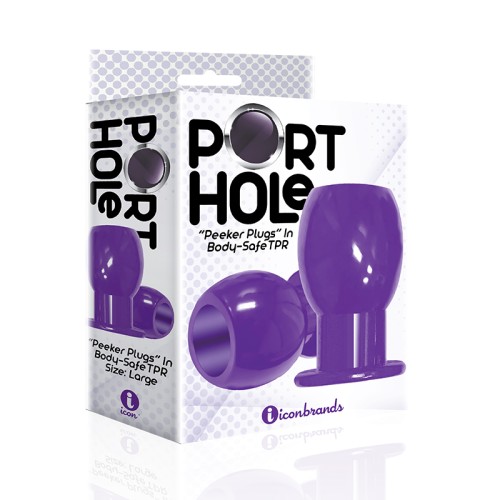 Plug Anal Hueco Port Hole de 9 in. para Juego Sensacional