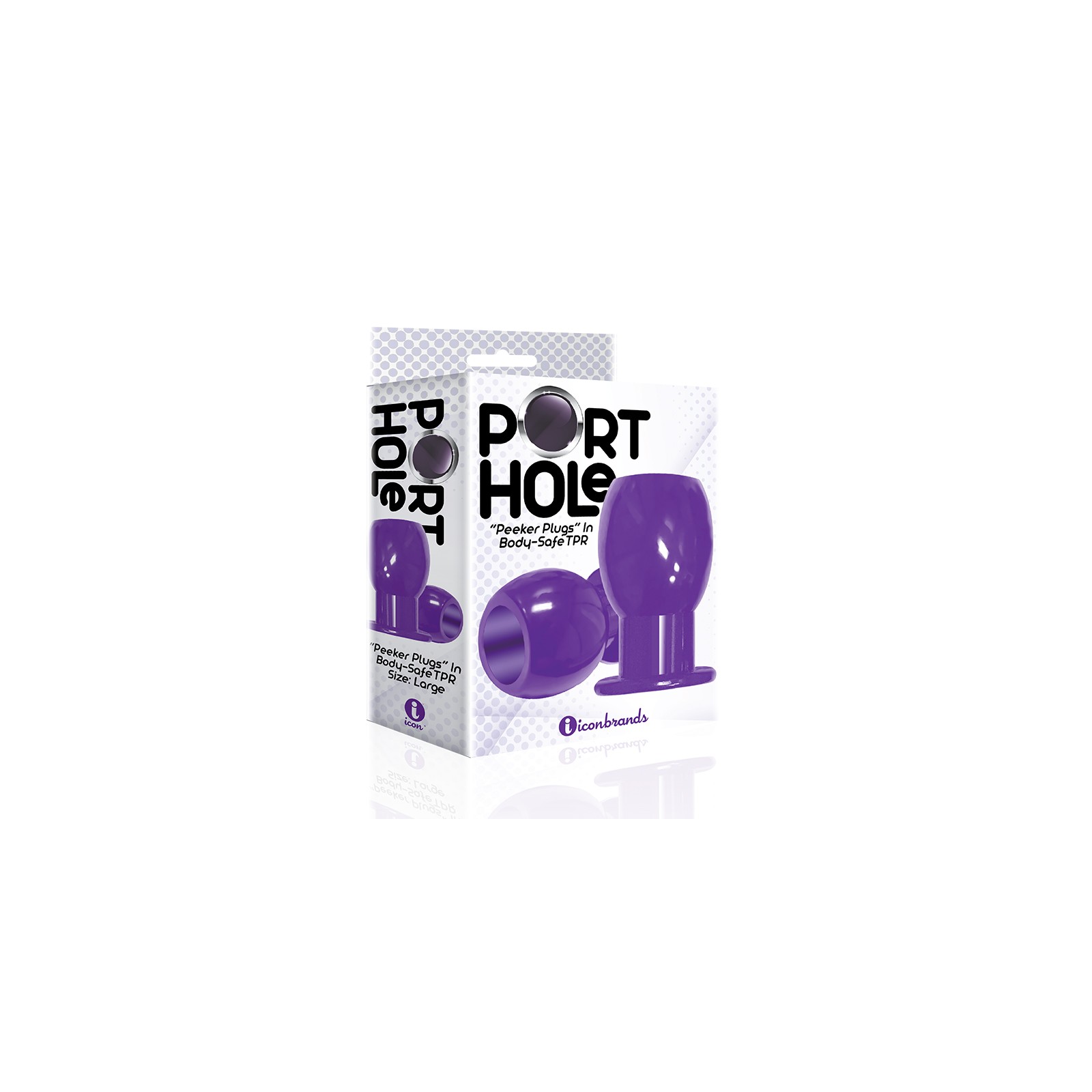 9's Port Hole Hollow Butt Plug for Sensational Play