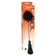 Orange Riding Crop & Feather Tickler