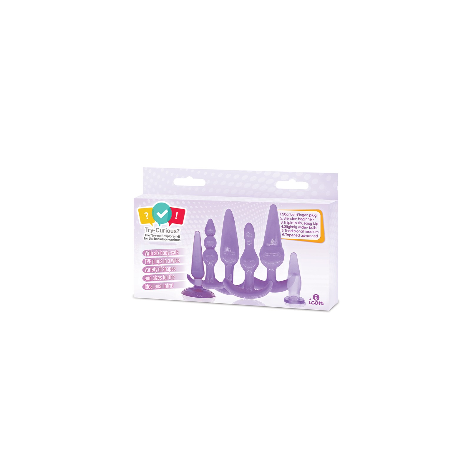 Kit de Plug Anal Try-Curious para una Exploración Segura