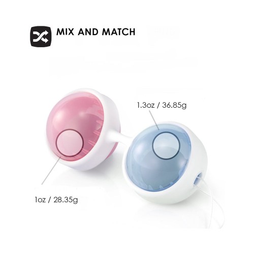 LELO BEADS Mini Kegel Balls Set Blue Pink