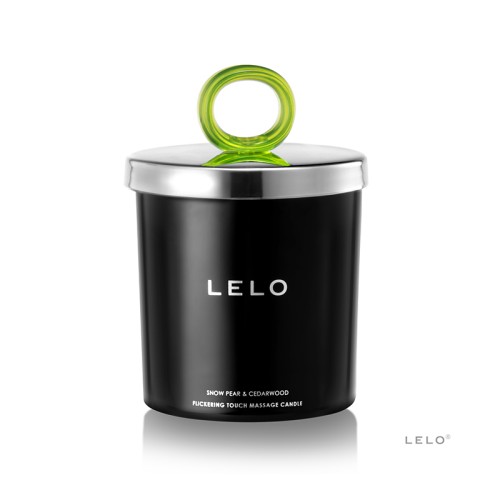 LELO Massage Candle Snow Pear & Cedarwood - Indulge Your Senses