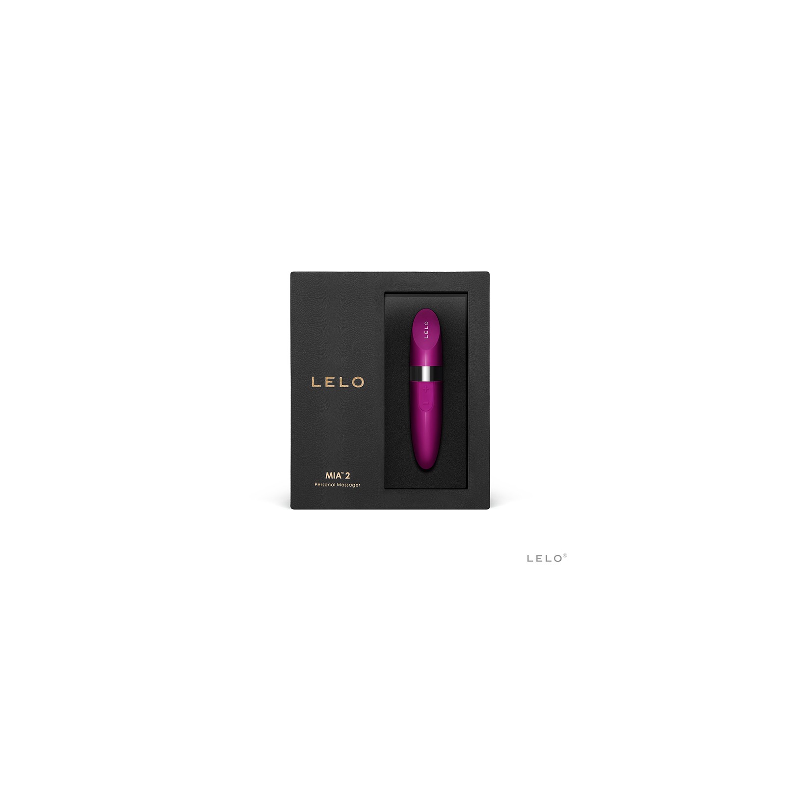 LELO MIA 2 Rechargeable Lipstick Vibrator Deep Rose