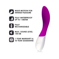 LELO MONA WAVE Vibrador Recargable de Punto G Rosa Profundo