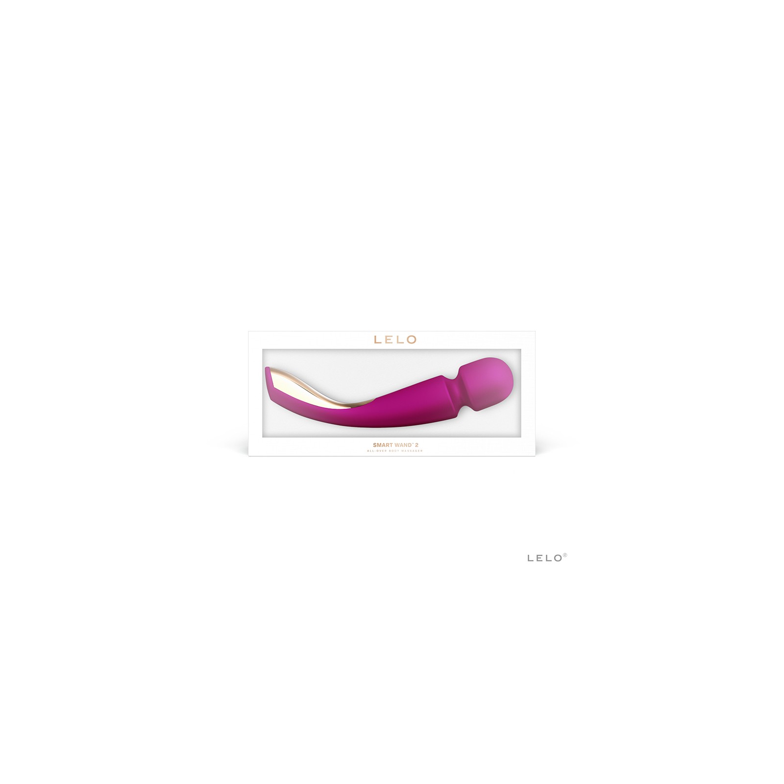 LELO Smart Wand 2 Large Vibrator Deep Rose