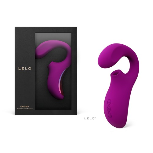 LELO ENIGMA Estimulador Doble de Succión Rosa Profundo