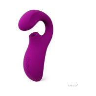 LELO ENIGMA Estimulador Doble de Succión Rosa Profundo