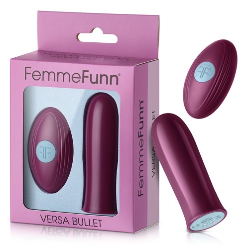 FemmeFunn Versa Bullet Vibrador Recargable con Control Remoto