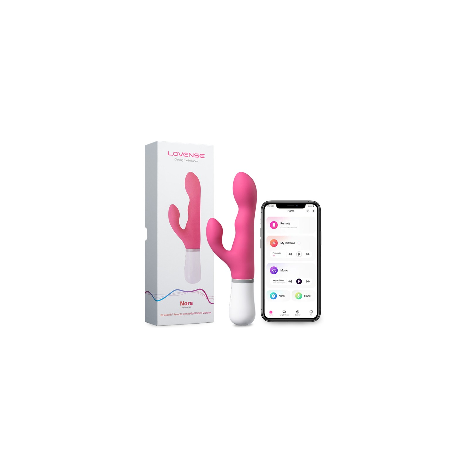 Lovense Nora Bluetooth Remote-Controlled Rabbit Vibrator