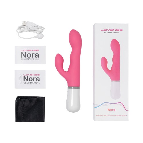 Lovense Nora Bluetooth Remote-Controlled Rabbit Vibrator