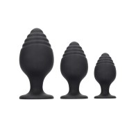 Ouch! Silicone Anal Plug Set for Pleasure Exploration