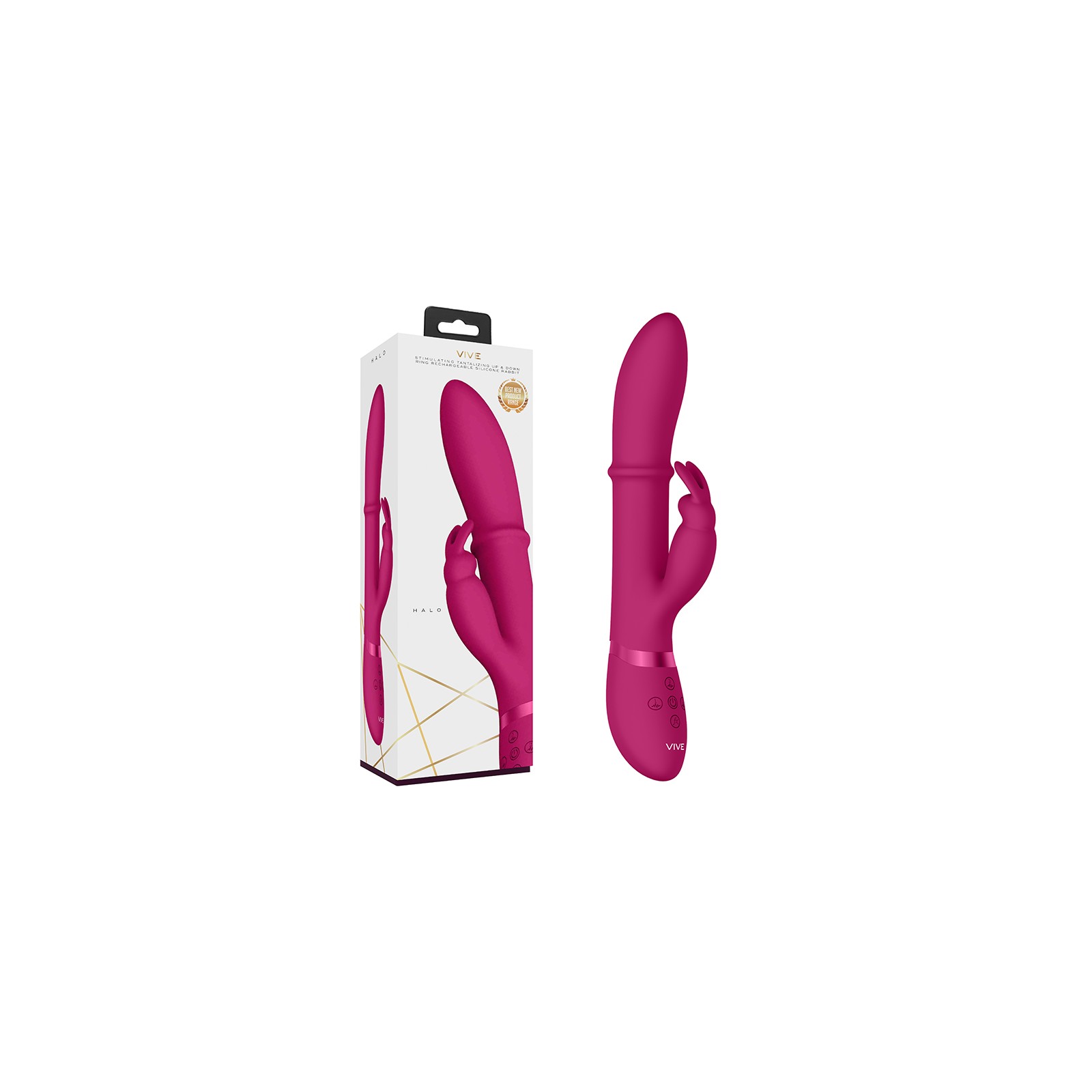 Vibrador de conejito recargable VIVE HALO