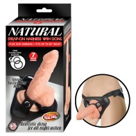 Natural Strap-On Harness with 7-Inch Dong