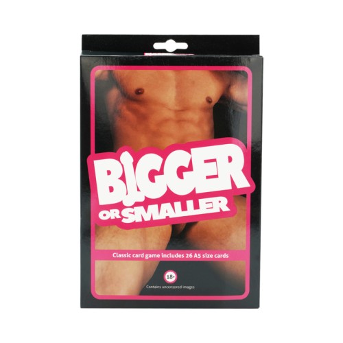 Play Wiv Me Bigger or Smaller Card Game - Party Fun