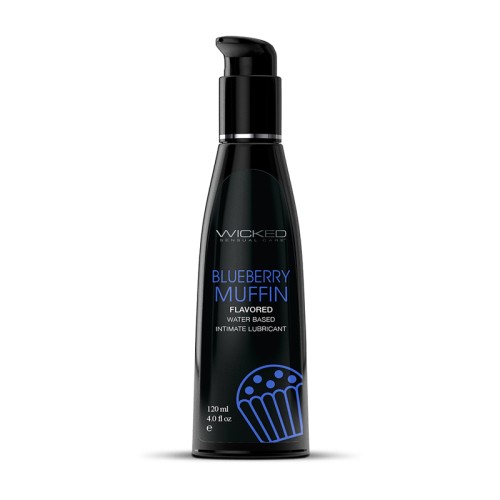 Lubricante Wicked Aqua Blueberry Muffin para Diversión Dulce