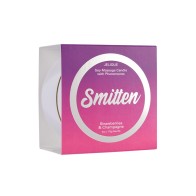 Jelique Smitten Pheromone Massage Candle Strawberry & Champagne 4 oz