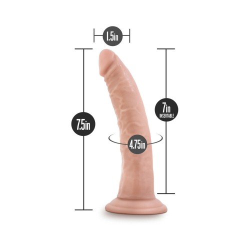 Dildo Realista Dr. Skin Glide 7.5 in - Placer Auto-lubricante