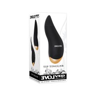 Evolved Tip Tingler Rechargeable Tongue Vibrator Black