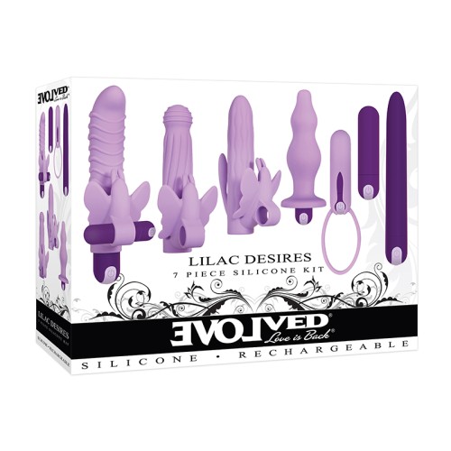 Evolved Lilac Desires Set de Vibradores de 7 Piezas