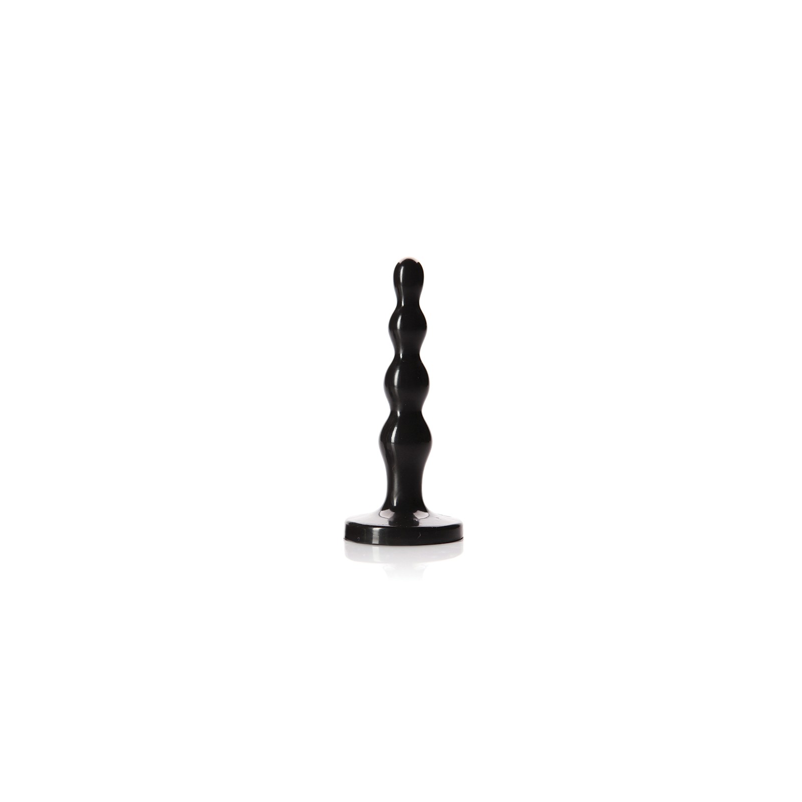 Plug Anal Grande Con Perlas Ripple Black