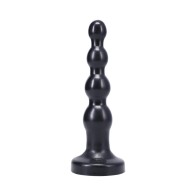 Plug Anal Grande Con Perlas Ripple Black