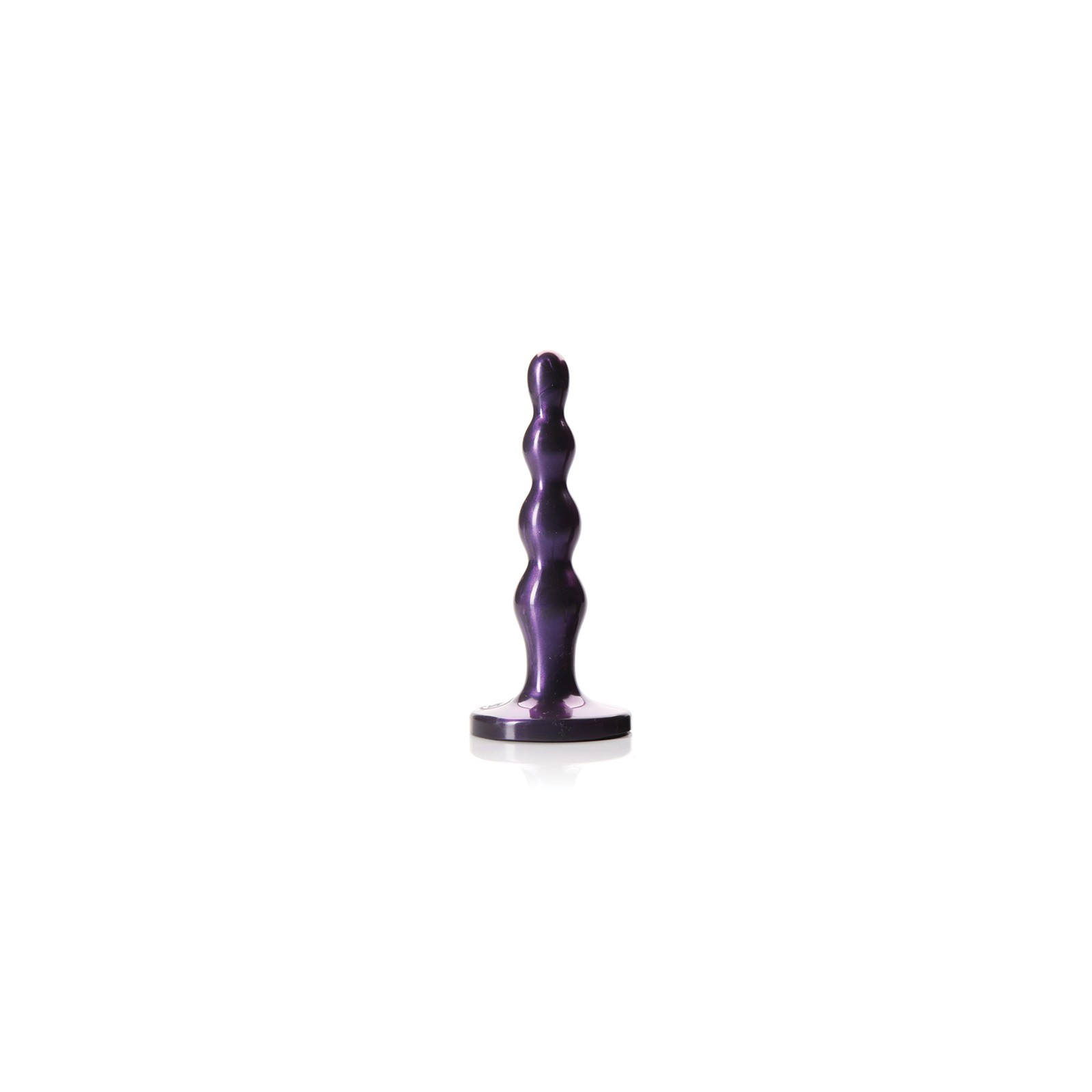 Plug Anal Grande Beaded Ripple de Tantus Púrpura Medianoche