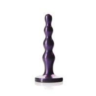 Plug Anal Grande Beaded Ripple de Tantus Púrpura Medianoche