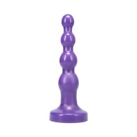 Plug Anal Grande Beaded Ripple de Tantus Púrpura Medianoche