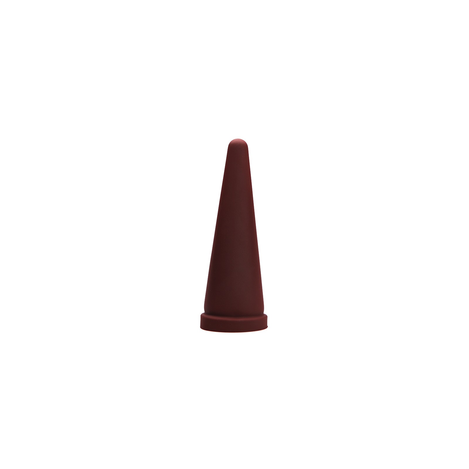 Dildo Firm Cone Grande de Tantus Garnet