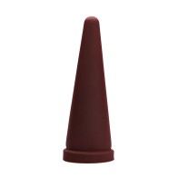 Dildo Firm Cone Grande de Tantus Garnet