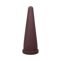 Dildo Firm Cone Grande de Tantus Garnet