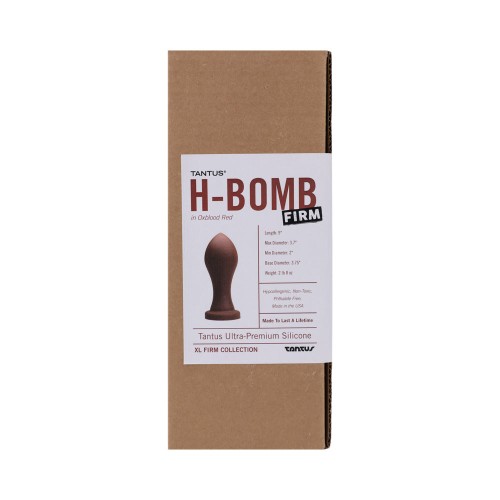 Dildo Firm H-Bomb Garnet de Tantus - Placer Extremo