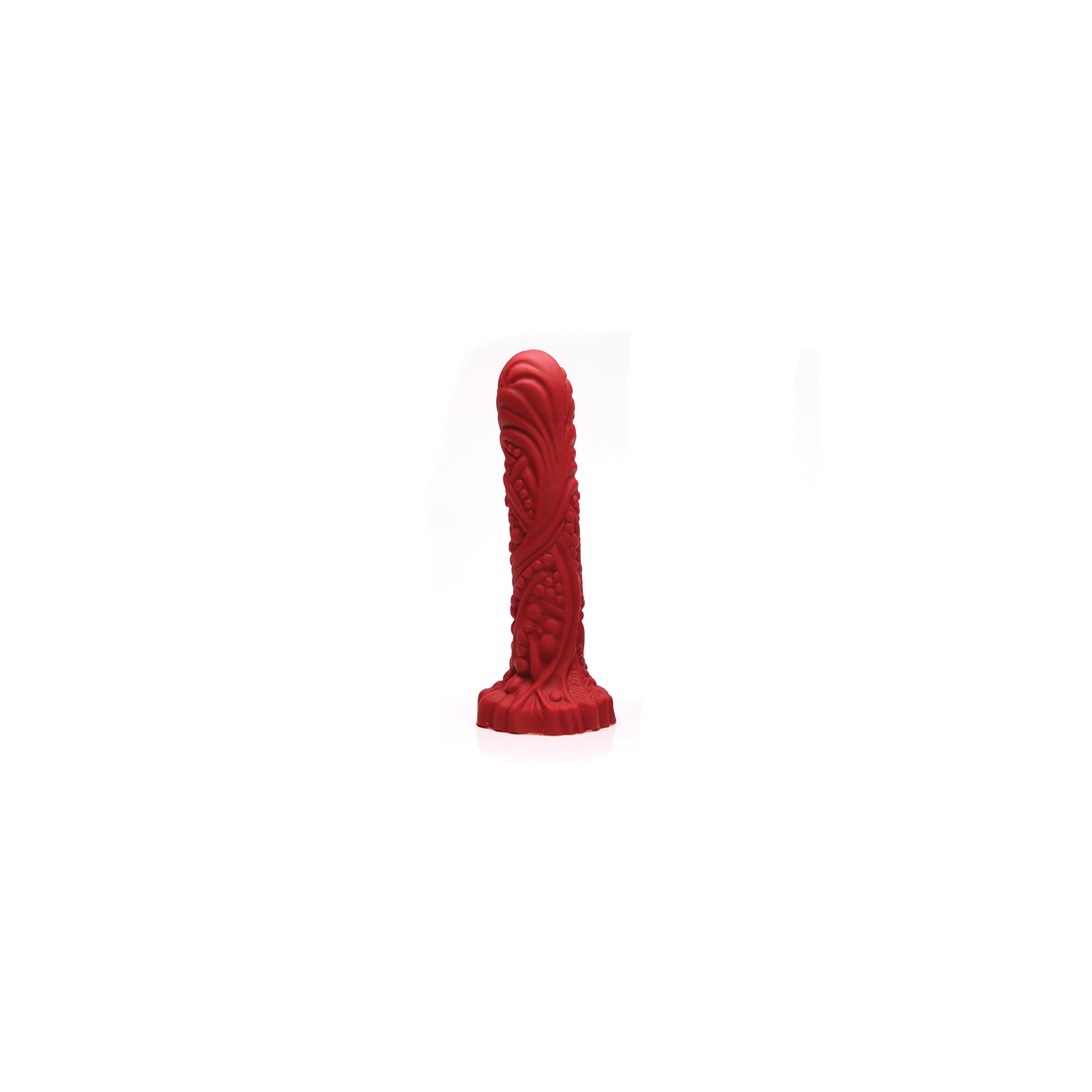 Dildo Texturizado Tantus Groove Rojo Sangre Verdadera