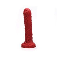 Dildo Texturizado Tantus Groove Rojo Sangre Verdadera