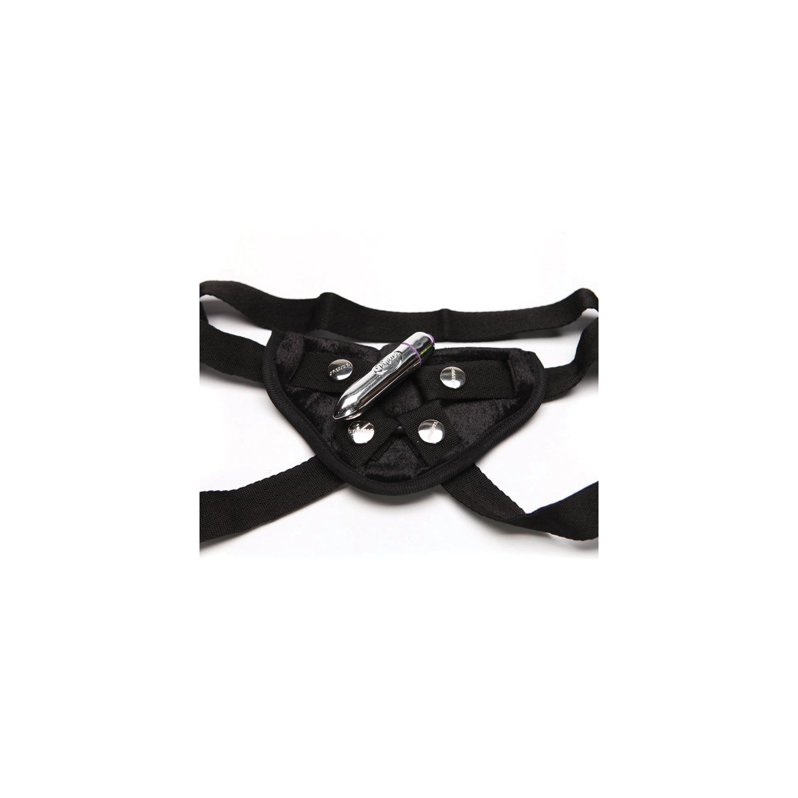 Tantus Velvet Vibrating Strap-On Harness - Premium Quality