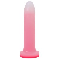 Tantus Flurry O2 G-Spot Dildo - Rose Quartz