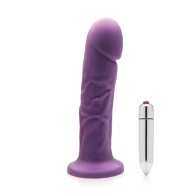 Kit Dildo Vibrador Suave Goliath de Tantus Amatista