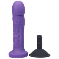 Kit Dildo Vibrador Suave Goliath de Tantus Amatista