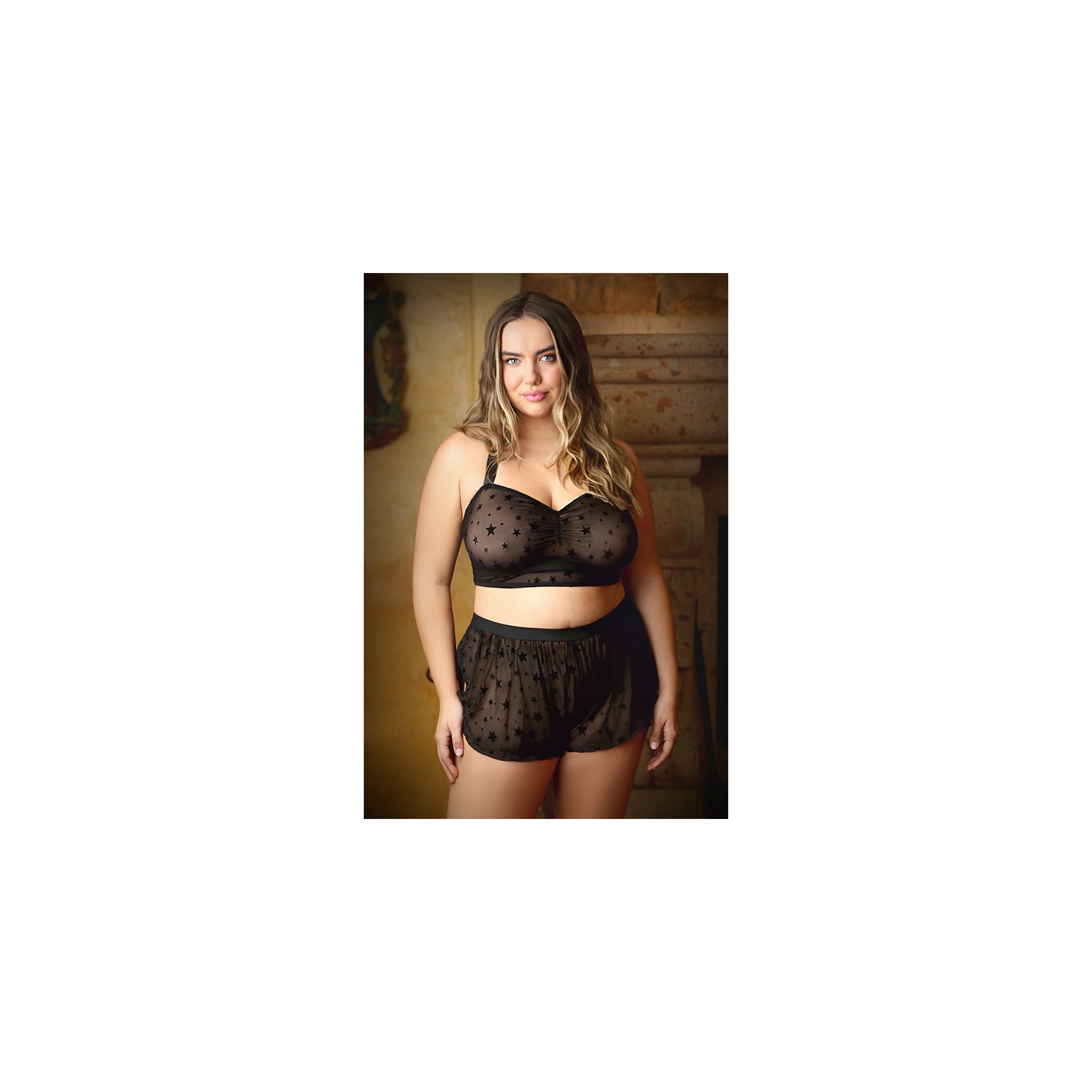 Conjunto Halter Estelar Fantasy Lingerie Curve Nova