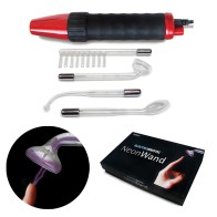 KL Neon Wand Red Handle Purple Electrode - Kink Excitement