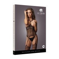 Bodystocking con Tirantes Strappy Le Desir Negro O/S