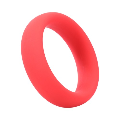 Tantus Beginner C-Ring 2 in. Crimson for Better Stimulation